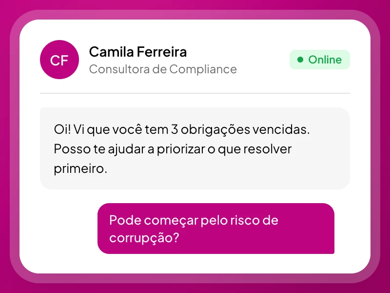 Card de políticas e normas regionais configuradas na Sincera